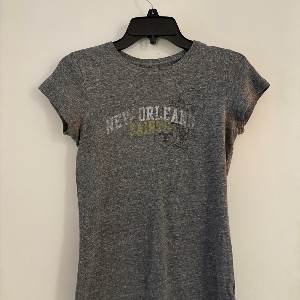 New Orleans Saints Gray Women's Tee, Reebok